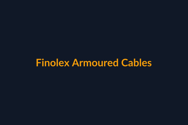 Finolex Armoured Cables available at Raguveer Electric Talala